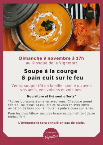 Soupe à la courge